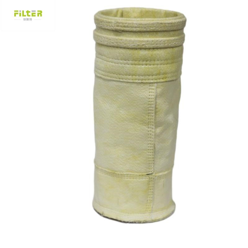 Quality 850gsm Fiberglass Needled Felt Filter Bag For Lime Kilns Filtration Dust for sale