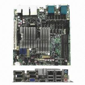 Quality Industrial Motherboard in Mini-ITX Form Factor with Dual Core Intel Atom Processor D2550 for sale
