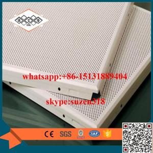 Quality aluminum perforated acoustic ceiling panel for building decoration for sale