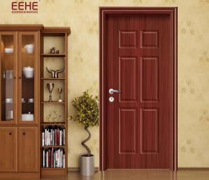 Quality MDF Composite Wooden House Doors / Outswing Interior Hollow Core Wood Doors for sale