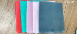 Quality colorful nonwoven fabric for face mask pink/green/red/BLACK/GREY for sale
