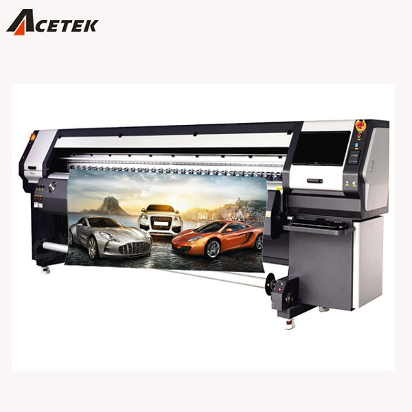Quality Allwin Outdoor Solvent Printer Digital Canvas Banner With Konica 1024i-30pl Head for sale
