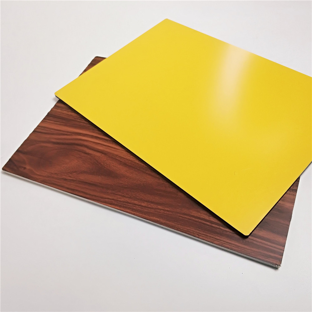 Quality 3mm,5mm,6mm Thick Wood Grain Aluminum Composite Panel For Indoor Outdoor for sale