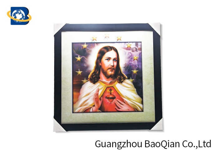 Quality 30 X40 CM And 0.6 MM 5D Pictures For Jesus / Custom Lenticular Printing for sale