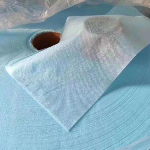 Quality White Blue Meltblown Cloth , Melt Blown Material Hot Stamping Anti Bacteria for sale