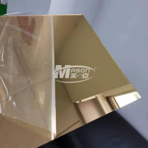 Quality High Glossy Flexible Plastic Gold Silver Mirror Acrylic Sheet 2mm 2.5mm for sale