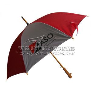 Quality Wooden Straight handle promotion auto open Umbrellas, LOGO/OEM available ST-W313 for sale