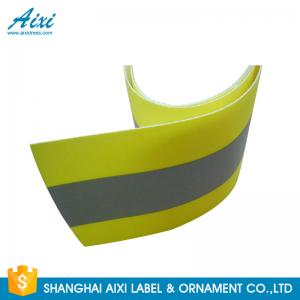 Quality PVC Clear 2*1CM Elastic Reflective Clothing Tape Reflective Fabric for sale