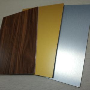Quality 304 316 Brushed Embossed Stainless Steel Plastic Composite Panels , Composite Metal Panel for sale