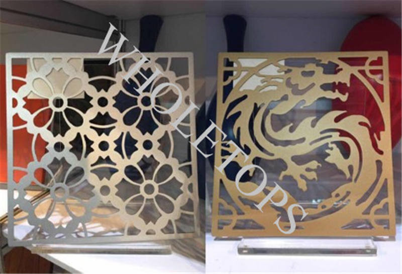 Quality 800mm Width 3.5MM 4.5MM Aluminium Laser Cut Screens With Welding & Stiffener for sale