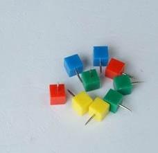 Quality Color square push pins,map pins for sale