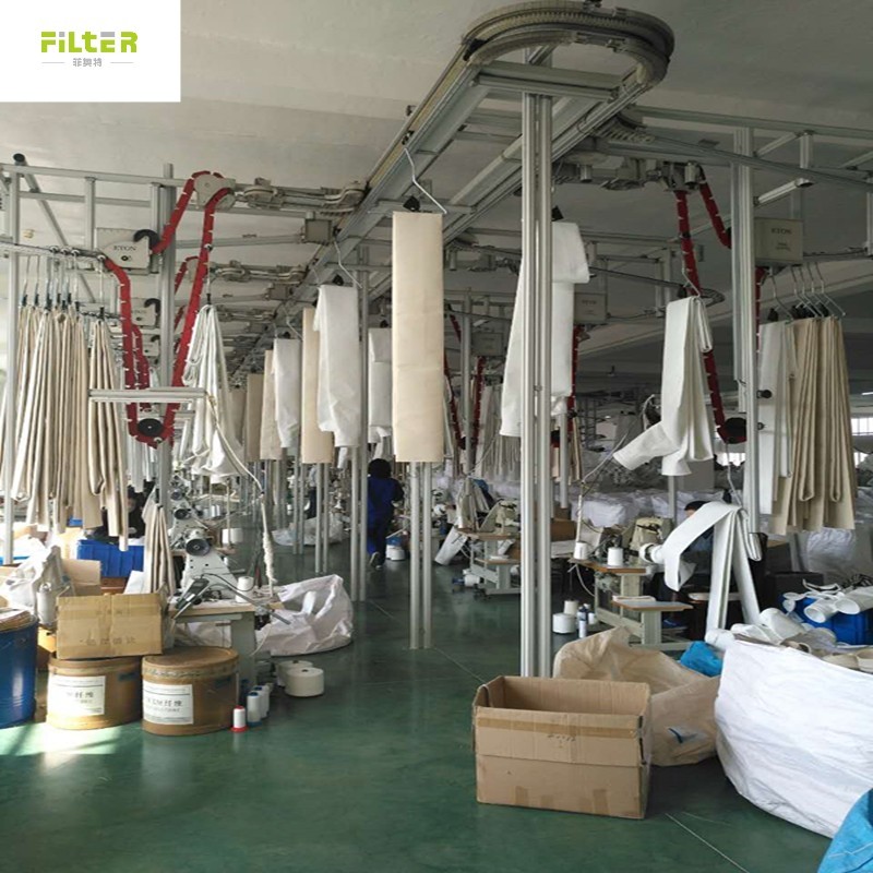 Quality Alkali Resistant Polyester Filter Bag 550gsm For Air Filter for sale