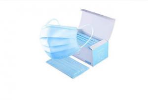 Quality Easy Breathability 3 Ply Disposable Face Mask Light Weight With Elastic Earloop for sale