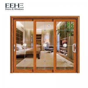 Quality Thermal Break Aluminium Sliding Patio Doors For Commercial Buildings 4 Panel for sale