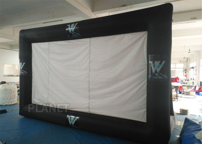 Quality Portable Inflatable Projector Movie Screen Logo Printing EN14960 Approved for sale