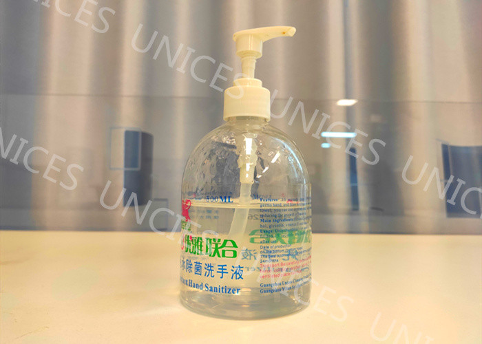 Quality 500ml High Capacity Waterless Hand Sanitizer , Antimicrobial Hand Sanitizer Quick Dry for sale