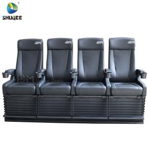 Quality 4D Cinema System PU Leather Motion Seat Black Color With 40 Seats for sale
