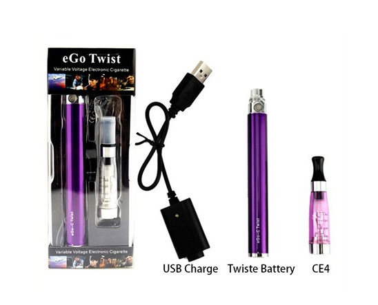 Quality Huge Vaporizer Ecigarette Variable Voltage EGO C Twist Battery 3.2-4.8V EGO C for sale