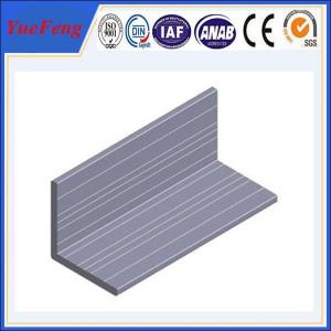 Quality High quality Aluminum angle with ISO9001:2008 certificate for sale