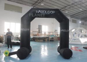 Quality Oxford Mini Advertising Cartoon Inflatable Entrance Arch Outdoor Black for sale