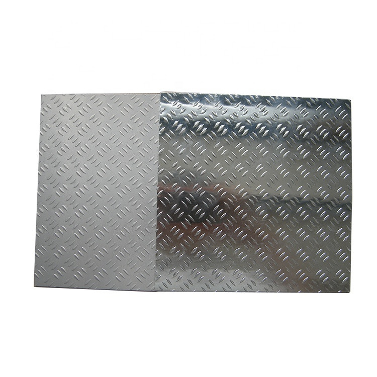 Quality 3mm 4mm 5mm Aluminum Checkered Plate Alloy With PVC Film Covered for sale
