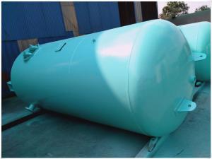 Quality Blue Vertical Air Receiver Tank Pressure Vessel , Low Pressure Air Compressor Holding Tank for sale
