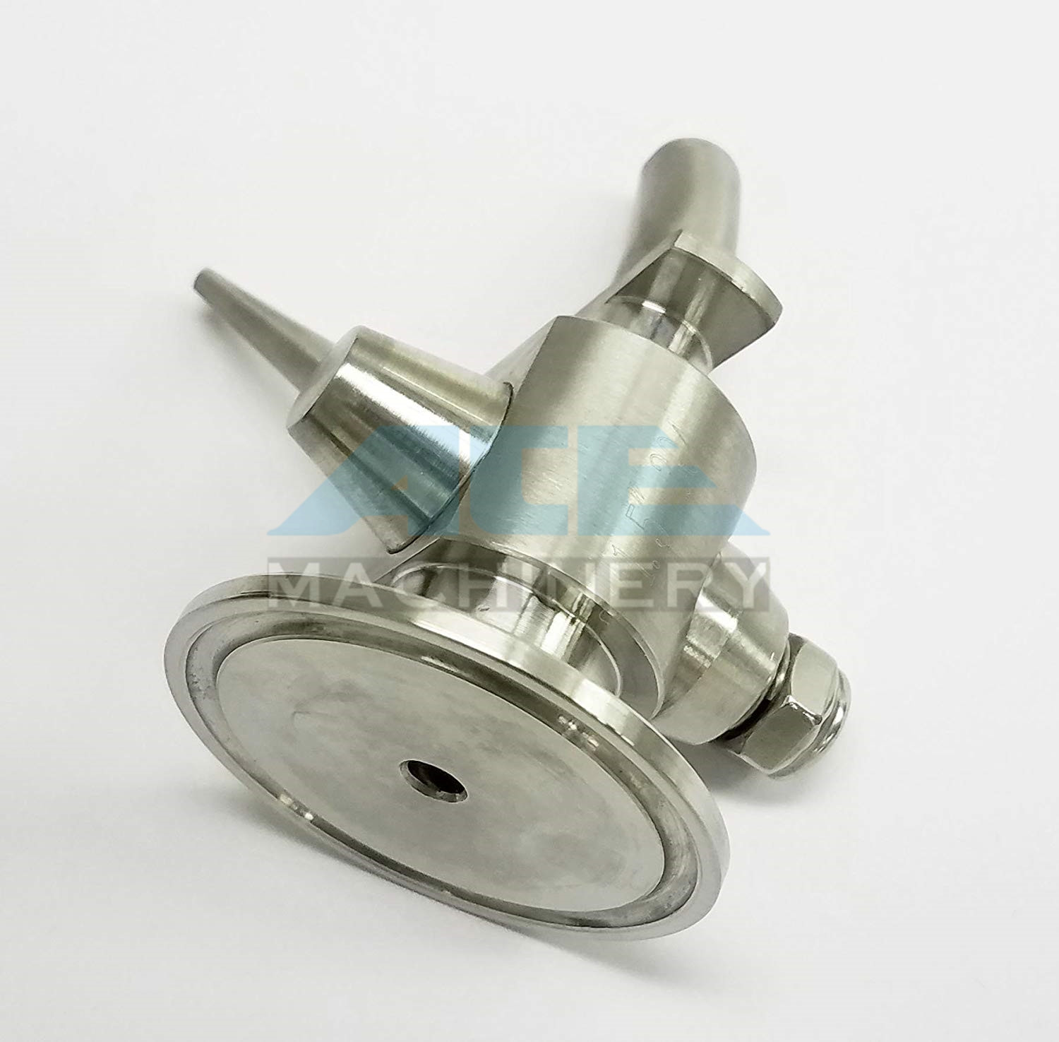 Quality Sanitary Stainless Steel Sample Valve Tri Clamp Style Saniatry Pipe Fitting Sample Valve for sale
