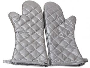 Quality Kitchen Heat Resistant Oven Gloves Flexible Extra Long Anti Scratch for sale