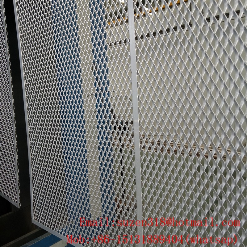 Quality aluminum expanded metal mesh for window screen partition decoration for sale