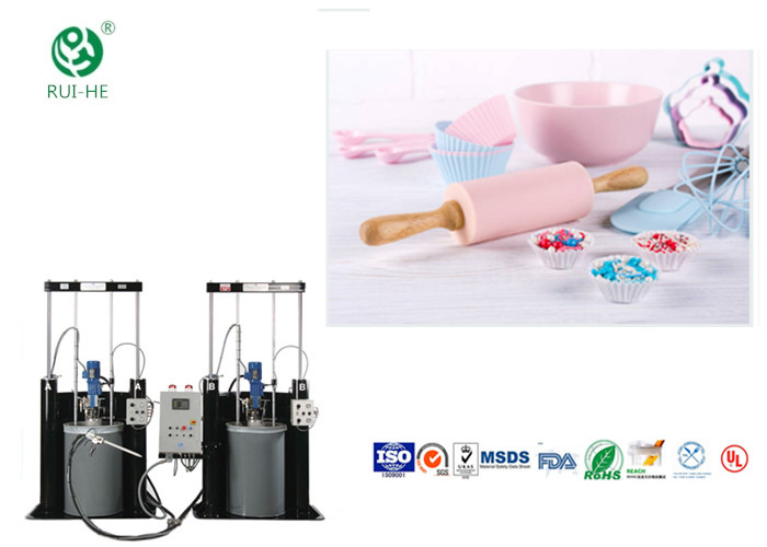 Quality High Rebound Property Raw Silicone Rubber , Sedex Authorized Baby Spoon Silicone for sale