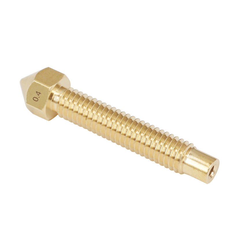 Quality 1.75mm/3mm 3D Printer Nozzle Brass Lengthen Nozzle 0.4mm Copper Long for sale