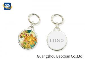 Quality Cute Aniaml Image Lenticular Keychain 3D Effect Customizes Key Ring Eco - Friendly for sale