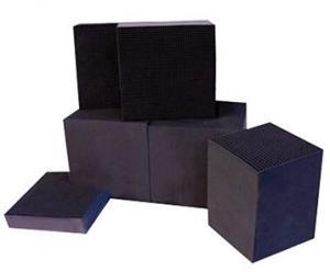 Quality Air Purification Honeycomb Activated Carbon 50X50X50mm Compressive Strength 0.9 for sale