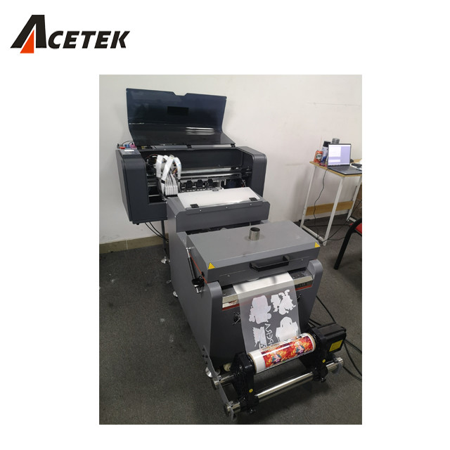 Quality Automatic 30cm PET Roll DTF Transfer Film Printer Shake Powder Machine for sale