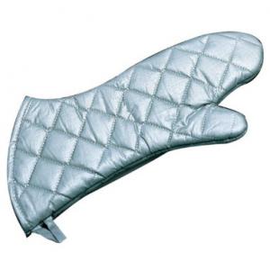 Quality Steam Protection Silver Oven Mitts high Flexibility  Fits Comfortably for sale