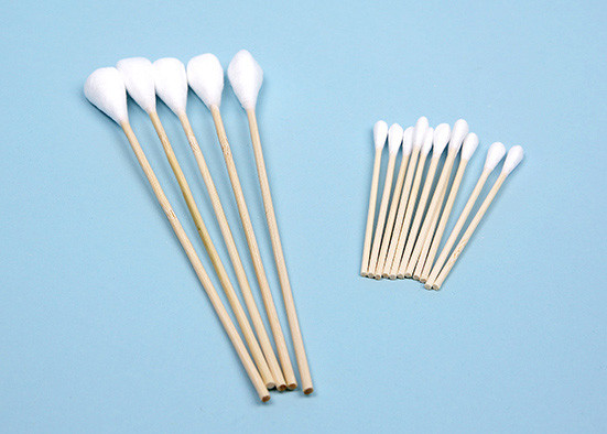 Quality Disposable Cotton Tipped Swabs Medical Cotton Swabs Wooden Stick for sale