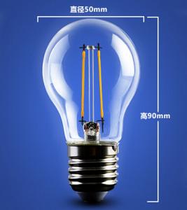 Quality golden base aluminum plastic C35 A60 E27 E14 Edison RGB COG lamp LED Filament Bulb Light for sale