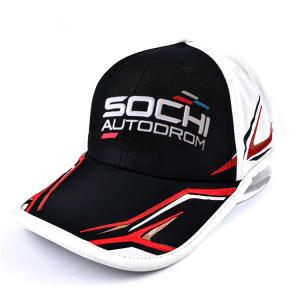 Quality OEM ODM Design Racing Baseball Caps , Polyester Custom Team Baseball Caps for sale