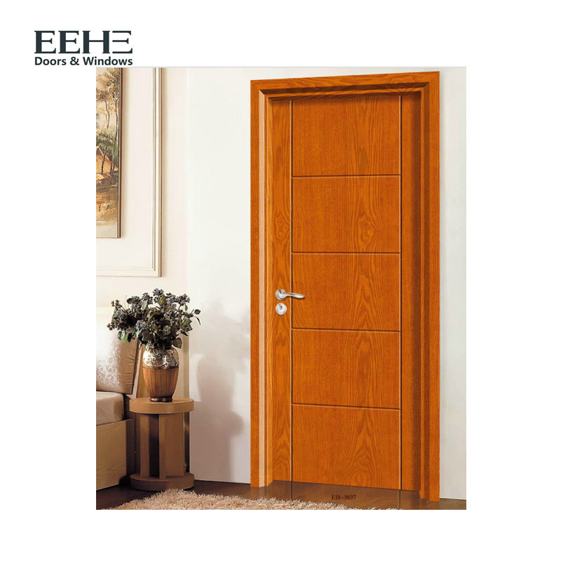 Quality Single Open Way Solid Wood Flat Door , Vintage Solid Wood Core Interior Slab for sale