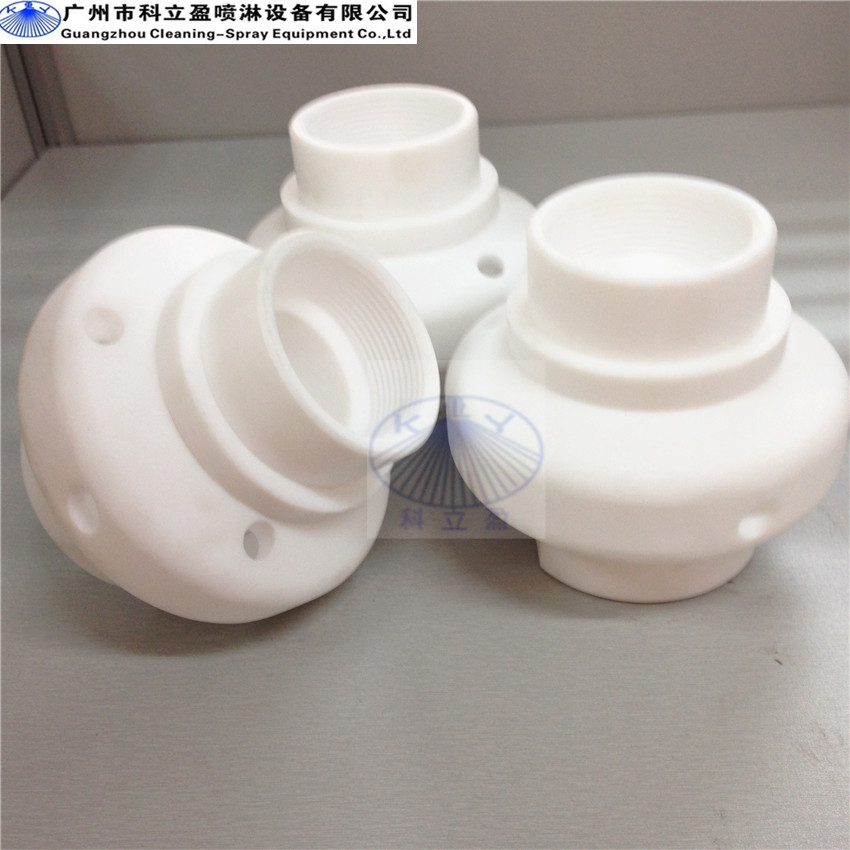 Quality 3/4" BSPP anti- corrosion 360 spray PTFE rotating tank washing nozzle for Enamel reactor for sale