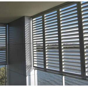 Quality Shutters Tempered Glass Aluminum Louver Window for sale