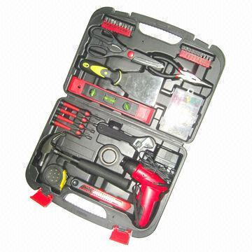 Quality 35 Pieces Household Tool Kit with 1pc 8oz Claw Hammer for sale
