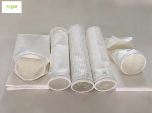 Quality 550GSM NonWoven Needle Felt Filter Bag Polyester Anti Acid size 130mmX2500mm for sale