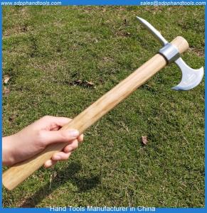 Quality Stainless steel chisel axe, camping axe stainless steel materials, chrome plated axe with chisel, stainless steel tool for sale