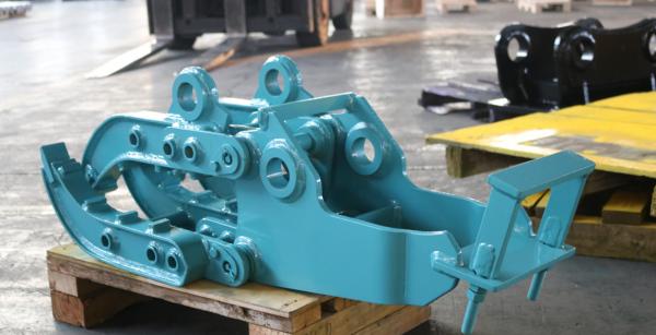 Heavy Duty 250mm Mechanical Grapples 42CrMo Demolition For Excavator