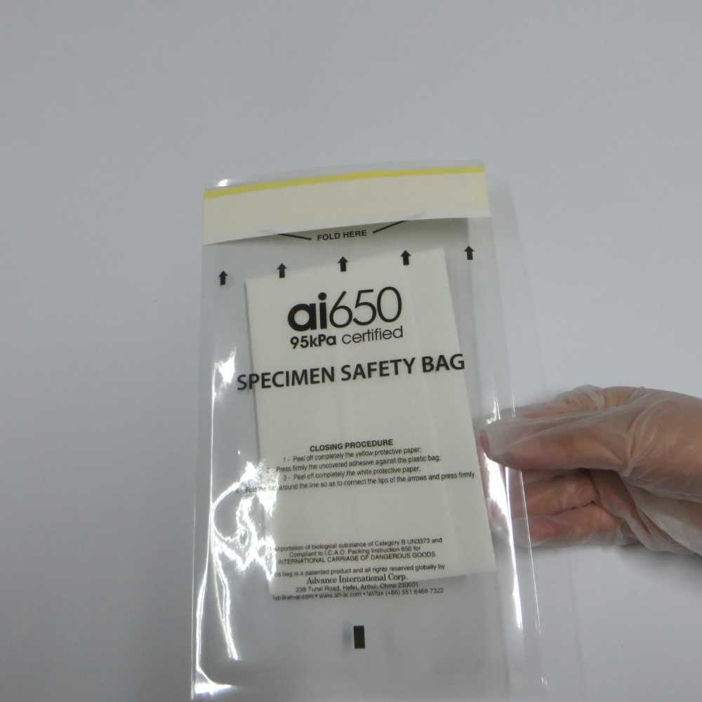 Quality Printed Polyethylene 95kPa Transport Bags For Specimens for sale
