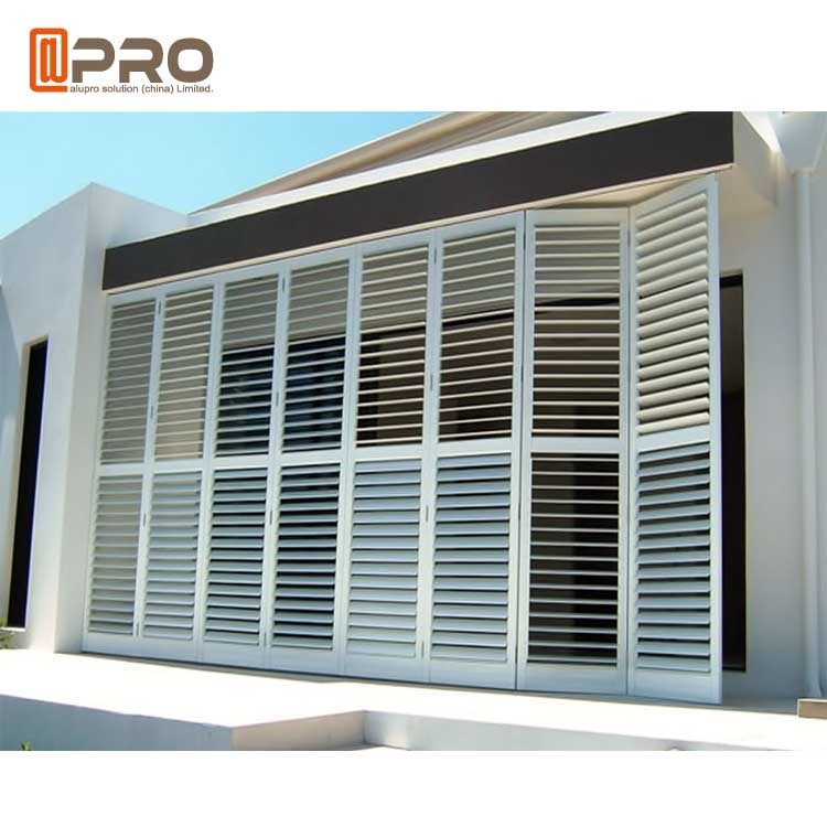 Quality Outdoor Perforating Movable Aluminium Louver Window Vertical Sun Shading for sale