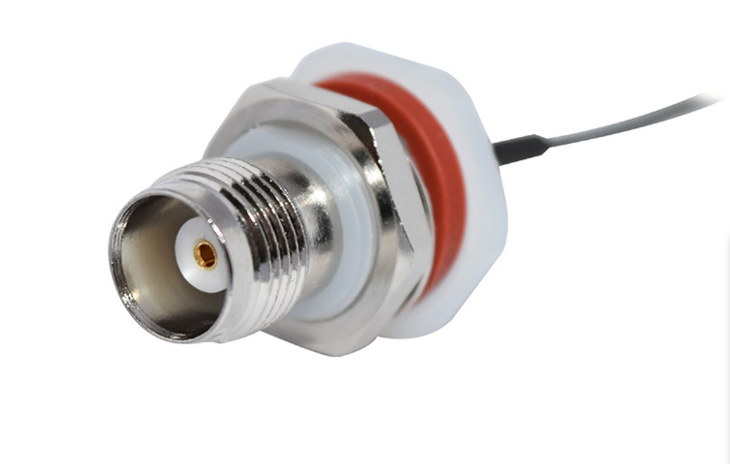 Quality RF Connector, TNC Straight Crimp Jack for 1.37mm Micro-Coaxial, 50 Ohm, Bulkhead for sale