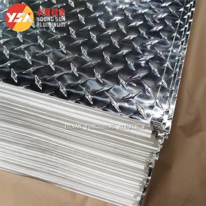 Quality 6061 Aluminum Diamond Plate 0.13 - 6.5mm Thick Aluminum Tread Plate for sale