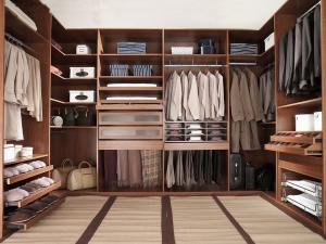 Quality Furniture melamine laminate wood veneer walk-in bedroom wardrobe closet for sale